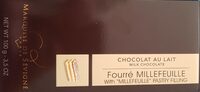 Chocolat lait fourré Millefeuille