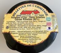 Rillettes d’oie