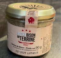 Notre bison en terrine