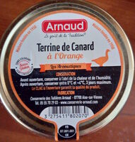 Terrine de canard à l'orange