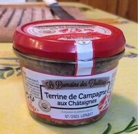 Terrine de campagne aux chataignes
