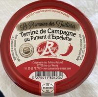 Terrine de campagne au piment d'espelette