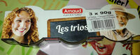 Lot de 3 terrines de 90 grammes
