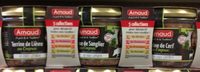 3X180G Terrines Assorties Lievre / Sanglier / Cerf Arnaud. g. t.