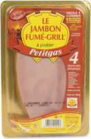 Petitgas Jambon Fumé Grillé Tranche x 4