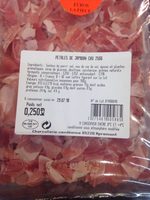 Petales de jambon cru