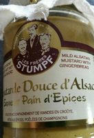Moutardes douce d alsace saveur pain d epices