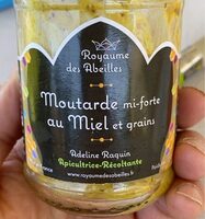 Moutarde mi-forte au miel