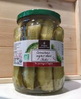 Cornichons aigres-doux en Sticks Bio 72cl