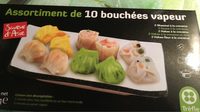 Assortiment de 10 Bouchées Vapeur