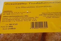 Oreillettes traditionnelles