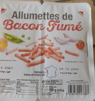Allumettes de bacon fumé