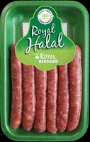 6 saucisses nature 100% volaille Halal