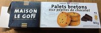 Palets bretons pepites chocolat