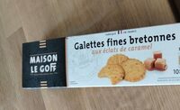 Galettes fines bretonnes aux éclats de caramel