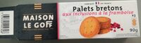 Palets bretons aux inclusions a la framboise