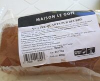 Quatre-quarts pur beurre