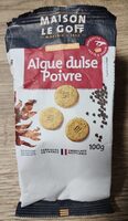 Petit Sablés Algue dulse Poivre