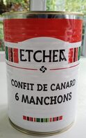 Confit de canard 6 manchons