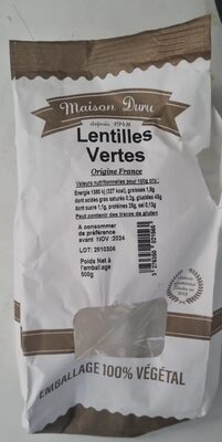 Lentilles Vertes