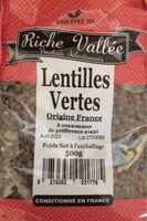 Lentilles vertes