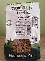 Lentilles blondes