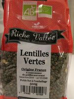 Lentilles vertes