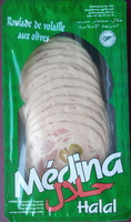 Roulade de volaille aux olives, Halal