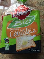 Pain de mie a la farine compléte