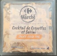 Cocktail de crevettes et surimi sauce cocktail