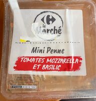 Mini Penne Tomates mozzarella et basilic