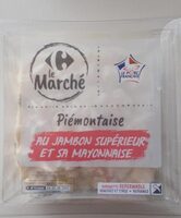 Piémontaise Au jambon supérieur et sa mayonnaise