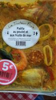 Paella poulet fruits merle
