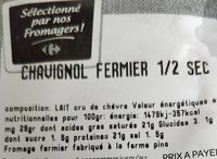 Chavignol fermier 1/2 sec