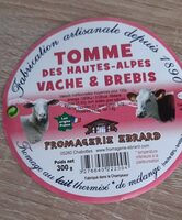 Tomme vache brebis Fromagerie Ebrard