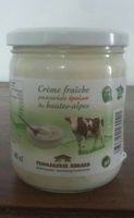 Crème fraîche pasteurisée épaisse des hautes alpes