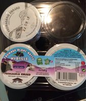 Fromage blanc battu aux myrtilles FROMAGERIE EBRARD, 6%MG