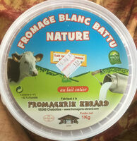 Fromage blanc battu au lait entier