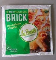 10 mini feuille de brick