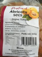 Abricots secs