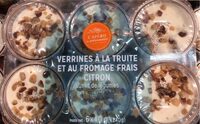 Verrines a la truite fromage frais