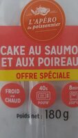 Mini cake saumon, saumon fumé et poireaux