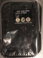 Mini cakes foie gras et figue