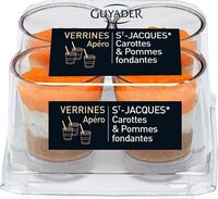 Verrines Apéro St-Jacques Carottes & Pommes fondantes