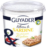Rillettes de Sardines au Piment d'Espelette