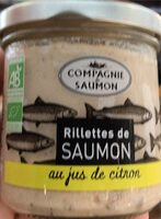 Rillettes de saumon au jus de citron