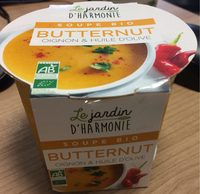 Soupe Bio Butternut oignon et huile d'olive