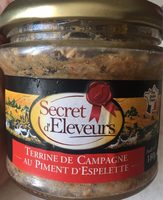 Terrine de campagne au piment d'espelette