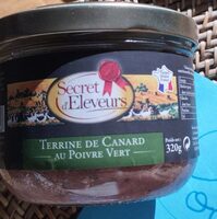 Terrine de canard au poivre vert