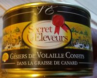 Gésiers de volaille confits